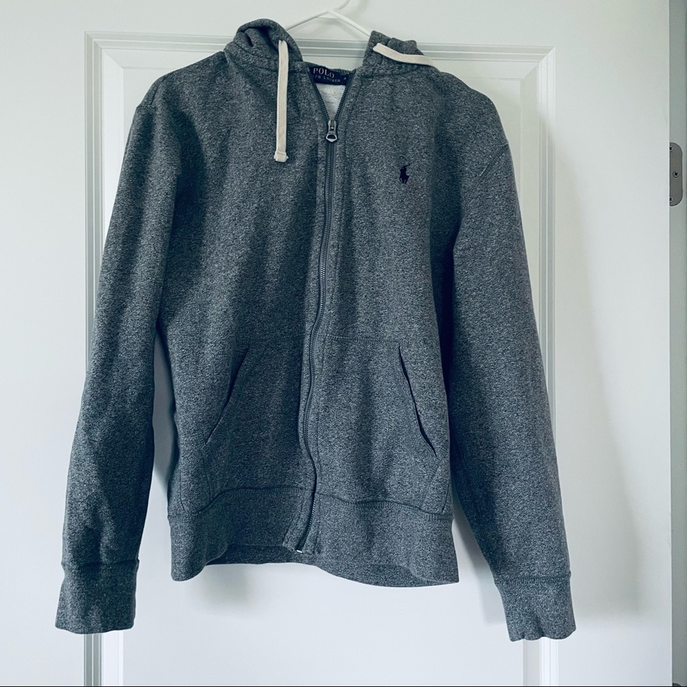 Mens Polo Ralph Lauren zip hoodie size Medium